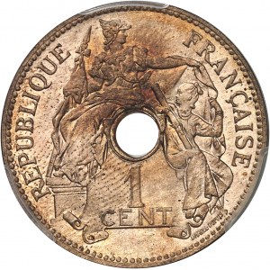 IIIe République (1870-1940). Essai de 1 cent en bronze, Frappe spéciale (SP) 1896, A, Paris.