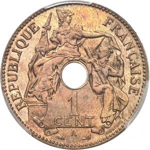 Třetí republika (1870-1940). 1 cent bronzový, leštěný flan (PROOF) 1897, A, Paříž.