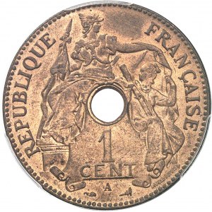 Tretia republika (1870-1940). 1 cent 1901, A, Paríž.