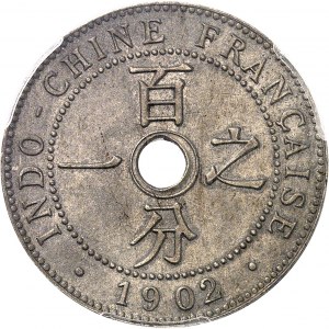 Terza Repubblica (1870-1940). Prova di 1 centesimo, bronzo argentato, Frappe spéciale (SP) 1902, A, Parigi.