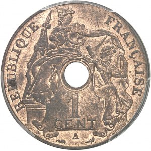 Third Republic (1870-1940). 1 cent 1911, A, Paris.