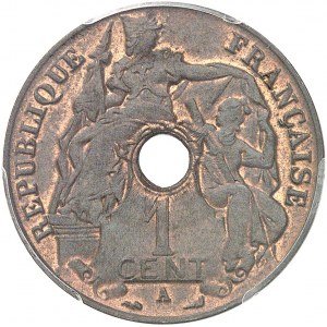 Third Republic (1870-1940). 1 cent 1918, A, Paris.