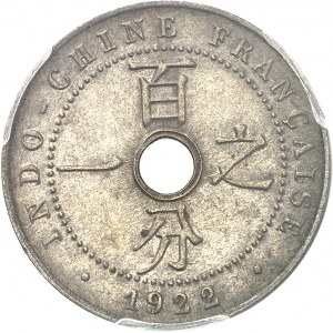 IIIe République (1870-1940). Épreuve de 1 cent en bronze-argenté, Frappe spéciale (SP) 1922, A, Paris.