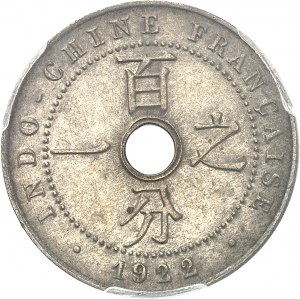 IIIe République (1870-1940). Proof of 1 cent in bronze-silver, Frappe spéciale (SP) 1922, A, Paris.