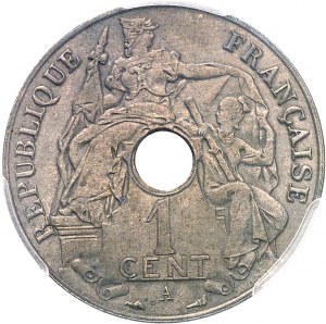 Terza Repubblica (1870-1940). Prova di 1 centesimo, bronzo argentato, Frappe spéciale (SP) 1926, A, Parigi.