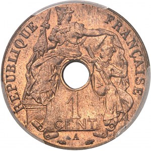 Trzecia Republika (1870-1940). 1 cent 1937, A, Paryż.