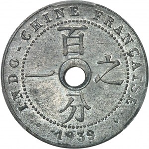 Terza Repubblica (1870-1940). Prova di 1 centesimo in zinco, Colpo Speciale (SP) 1939, A, Parigi.