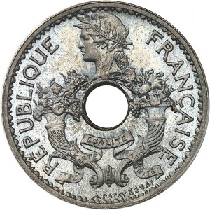 Třetí republika (1870-1940). Zkušební kus za 5 centů, Frappe spéciale (SP) 1923, Paříž.