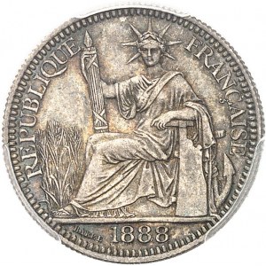 IIIe République (1870-1940). 10 cent(ièmes) 1888, A, Paris.