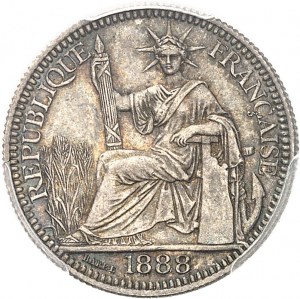 Dritte Republik (1870-1940). 10 Cent(ièmes) 1888, A, Paris.