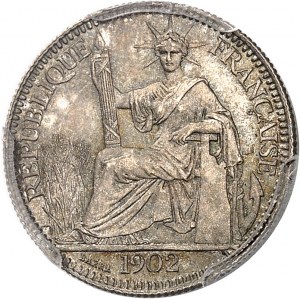 Dritte Republik (1870-1940). 10 Cent(ièmes) 1902, A, Paris.