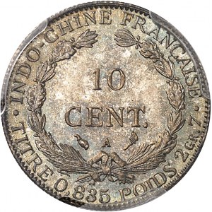 IIIe République (1870-1940). 10 cent(ièmes) 1902, A, Paris.