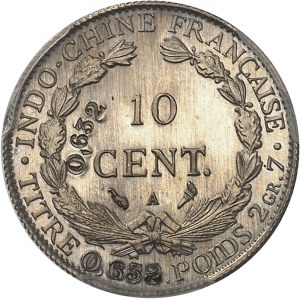 Dritte Republik (1870-1940). Probe von 10 Cent(ièmes) mit einem Feingehalt von 0,632, Sonderprägung (SP) 1919, A, Paris.