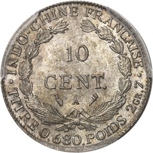 Terza Repubblica (1870-1940). 10 centesimi 1924, A, Parigi.