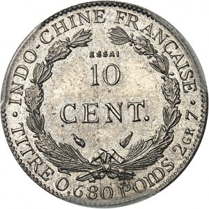 IIIe République (1870-1940). Essai de 10 cent(ièmes) en nickel, Frappe spéciale (SP) 1937, Paris.