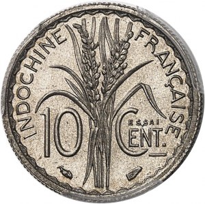 IIIe République (1870-1940). Nickel assay of 10 cent(ièmes) by Turin, Frappe spéciale (SP) 1939, Paris.