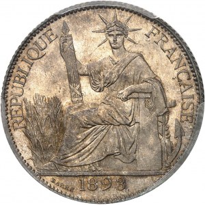IIIe République (1870-1940). 20 cent(ièmes) 1893, A, Paris.