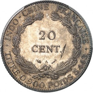 Třetí republika (1870-1940). 20 centů 1893, A, Paříž.