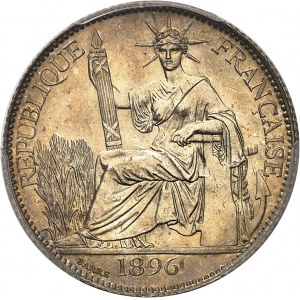 Third Republic (1870-1940). 20 cent, different torch 1896, A, Paris.