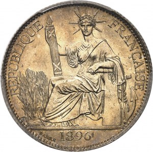 Third Republic (1870-1940). 20 cent, different torch 1896, A, Paris.