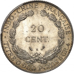 Třetí republika (1870-1940). 20 centů, jiná pochodeň 1896, A, Paříž.