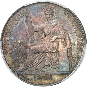 Dritte Republik (1870-1940). 20 Cent(ièmes) 1898, A, Paris.