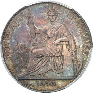 Třetí republika (1870-1940). 20 centů 1898, A, Paříž.