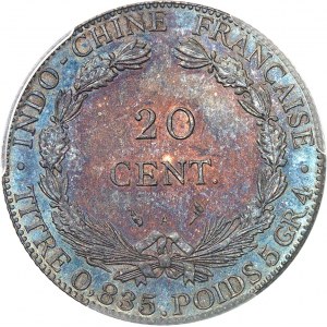 Terza Repubblica (1870-1940). 20 centesimi 1898, A, Parigi.