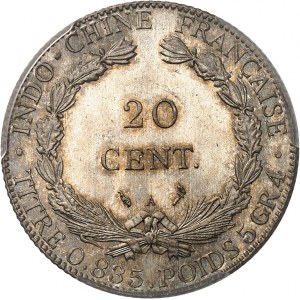 IIIe République (1870-1940). 20 cent(ièmes) 1899, A, Paris.