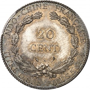 IIIe République (1870-1940). 20 cent(ièmes) 1902, A, Paris.