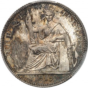 Trzecia Republika (1870-1940). Próba 20 centów o nominale 0,632, Frappe spéciale (SP) 1919, A, Paryż.