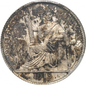 Third Republic (1870-1940). Test of 20 cent(ièmes) at 0.680, Frappe spéciale (SP) 1919, A, Paris.