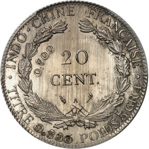 Trzecia Republika (1870-1940). Próba 20 centów o nominale 0,700, Frappe spéciale (SP) 1919, A, Paryż.