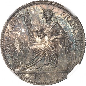 IIIe République (1870-1940). Épreuve (sans ESSAI) de 20 cent(ièmes) en bronze argenté, date incomplète, Frappe spéciale (SP) 19-- (1931), A, Paris.