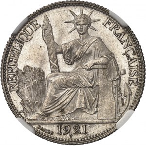 Dritte Republik (1870-1940). 20 Cent(ièmes) 1921, A, Paris.