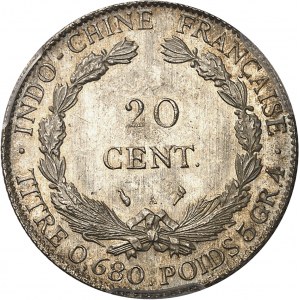 Dritte Republik (1870-1940). 20 Cent(ièmes) 1923, A, Paris.