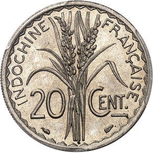 Terza Repubblica (1870-1940). 20 centesimi non magnetici -1939-, Parigi.