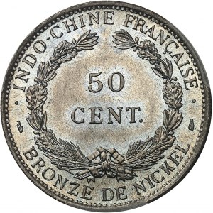 Governo provvisorio della Repubblica francese (1944-1946). Prova del 50 centesimi in bronzo al nichel, Frappe spéciale (SP) 1946, Parigi.