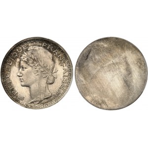 Trzecia Republika (1870-1940). Para jednolitych prób piastra w srebrze, bez różnic i warsztatu, Frappe spéciale (SP) 1931, Paryż.