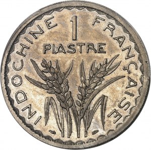 Prozatímní vláda Francouzské republiky (1944-1946). Eseje o 1 piastru, s jednoduchým žlábkem, rýhovaným a rýhovaným okrajem, Frappe spéciale (SP) 1946, Paříž.