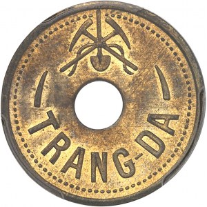 Dritte Republik (1870-1940). 12 (Sapèques) der Zinkminen von Trang-Da ND (1919).