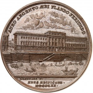 Nassereddine Chah (1848-1896). Médaille de visite de la Monnaie de Paris, le 15 juillet 1873 par le Schah de Perse 1873, Paris.