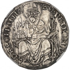 Bologne, Sante ou Giovanni II Bentivoglio (1446-1506). Grossone ou gros anonyme ND, Bologne.