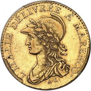 Galia Subalpejska (1800-1802). 20 franków Marengo An 9 (1801), Turyn.