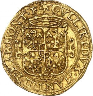 Mantova, Guglielmo Gonzaga (1550-1587). Scudo d'oro con sole (scudo del sole) ND, Mantova.