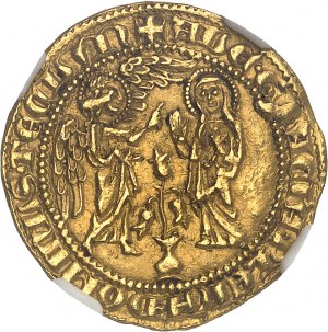 Neapolské království, Karel II. z Anjou (1285-1309). Salute nebo Golden Pug ND (1285-1309), Neapol.