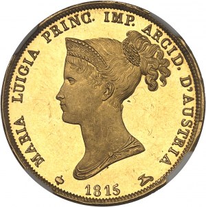 Parma, Maria Luisa (1815-1847). 40 lire, Numero speciale (SP) 1815, Milano.