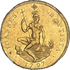 Toskánsko (veľkovojvodstvo), Ferdinand III. Lotrinský (1790-1801). Ruspone (3 šekiny) 1797, Florencia.