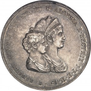 Toskana (Großherzogtum), Karl Ludwig (1803-1807). Dena von 10 Lira, Regentschaft von Marie-Louise 1807, Florenz.