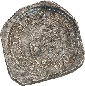 Vatican, Clément VII (1523-1534). Ducaton obsidional, siège de 1527 ND (1527), Rome (Château Saint-Ange).